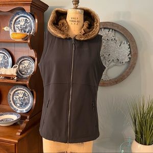 Marmot Faux Fur Collar Vest